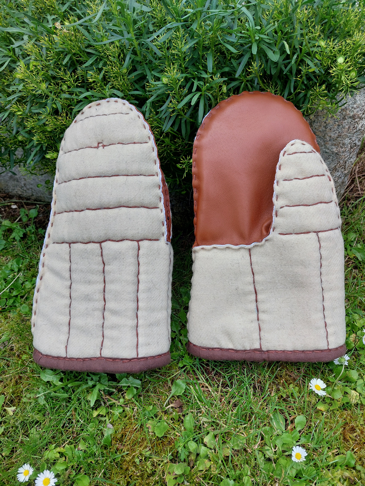 Vycpávané rukavice